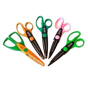 Fiskars & Provo Craft Scrap Book Paper Edgers | 5 Scissors | EUC